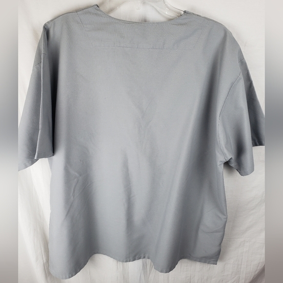 Lot of 2 St.louis Community College Nursing Program Gray Scrub Tops Sz 2XL - Picture 7 of 9